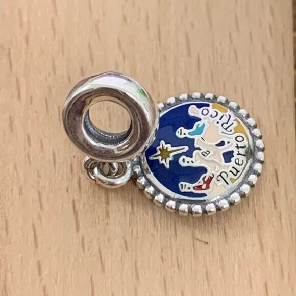 Pandora Puerto Rico limited Bead Charm, S925 Silver Bracelets - Picture 3 of 4